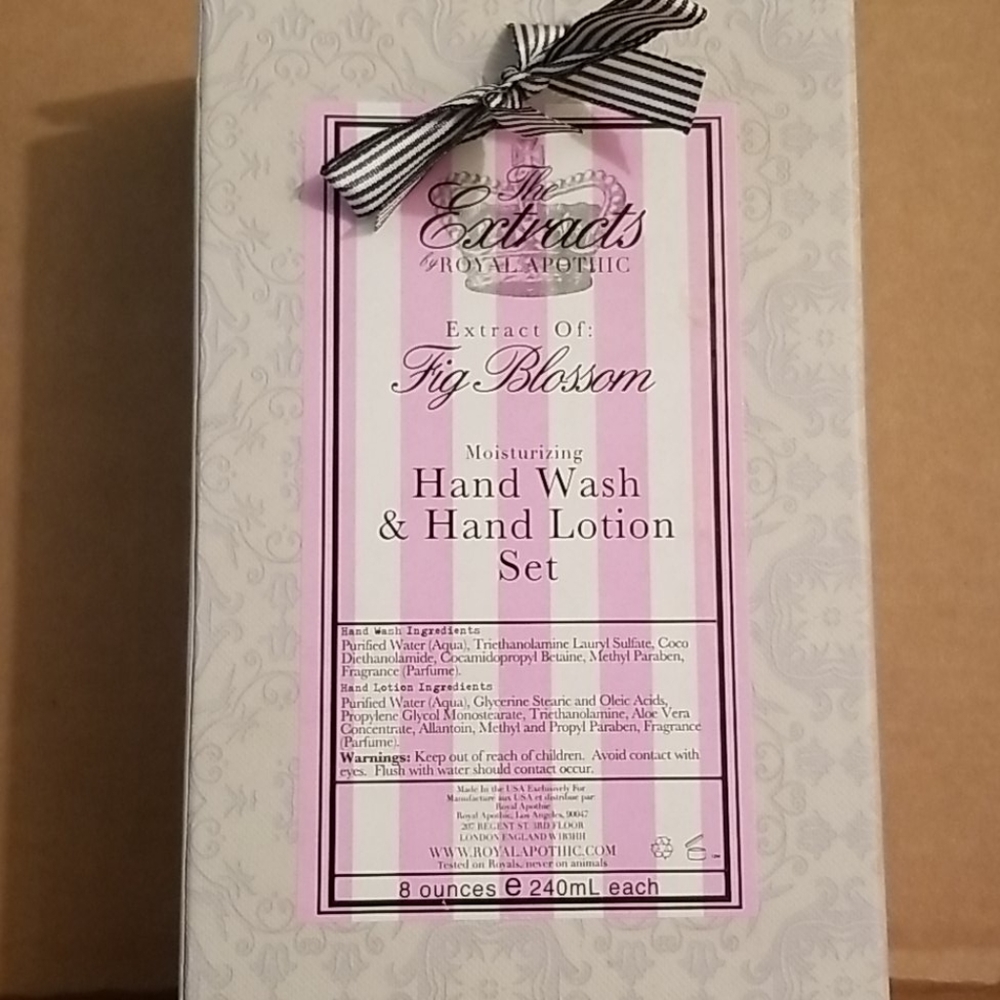 Hand wash & hand lotion set